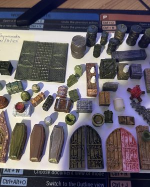 SOLD OUT - 28mm Scale Diorama/Tabletop Wargaming Props ALL Hand Painted