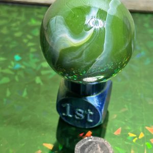 XXL Glass marble 50mm diameter or 2 inch in "old money"